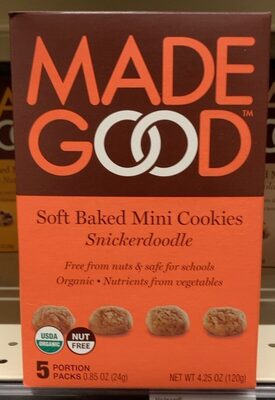 Made Good Soft Baked Mini Cookies Snickerdoodle