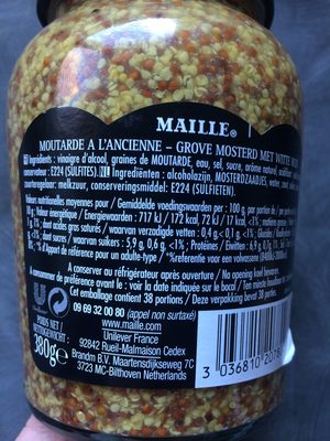 Maille Senf grobkörnig | à l‘Ancienne | Grove Mustard