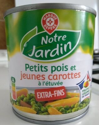 Marque Rep&egrave;re Petits pois et jeunes carottes
