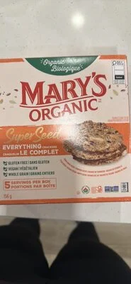 Mary's Organic Super Seed Everything Crackers