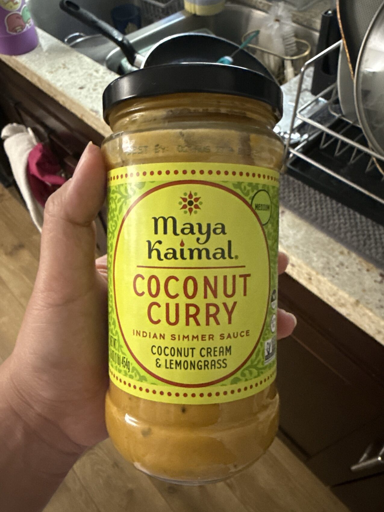 Maya Kaimal COCONUT CURRY INDIAN SIMMER SAUCE COCONUT CREAM & LEMONGRASS