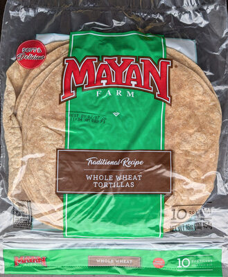 Mayan Farm Whole Wheat Tortillas