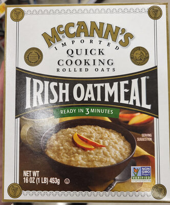 McCann's Imported Quick Cooking Rolled Oats Irish Oatmeal