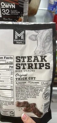 Member's Mark Steak Strips Beef Snacks