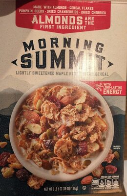Morning Summit Lightly Sweetened Maple Berry Blend Cereal
