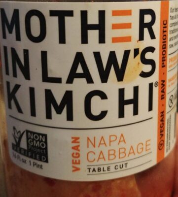 Mother-in-Law's Kimchi Vegan Napa Cabbage Table Cut
