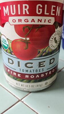 Muir Glen Diced Tomatoes Fire Roasted