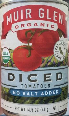 Muir Glen No salt added organic diced tomatoes