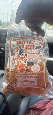 Mutt & Jeff Bar-B-Cue Flavored Porkskins