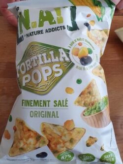 N.A ! NATURE ADDICTS Tortilla Pops Finement Salé