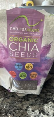 nature's intent ORGANIC CHIA SEEDS
