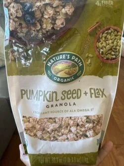 Nature's Path Organic Pumpkin Seed + Flax Granola