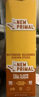 New Primal Rotisserie Seasoned Chicken Sticks