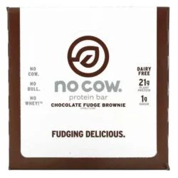 No Cow Fudge Brownie Bar