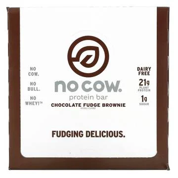 No Cow Fudge Brownie Bar