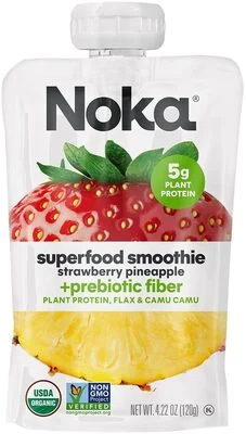 Noka Organic Superfood Smoothies Strawberry Pineapple