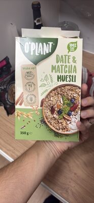 O'PLANT DATE & MATCHA MUESLI