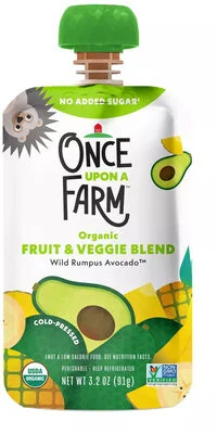 Once Upon A Farm Fruit & Veggie Blend: Wild Rumpus Avocado