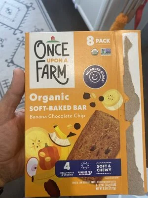 Once Upon A Farm Organic SOFT-BAKED BAR Banana Chocolate Chip