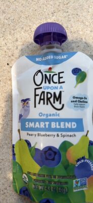 Once Upon a Farm SMART BLEND Pear-y Blueberry & Spinach