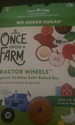 Once upon a farm Tractor wheels organic soft baked bar