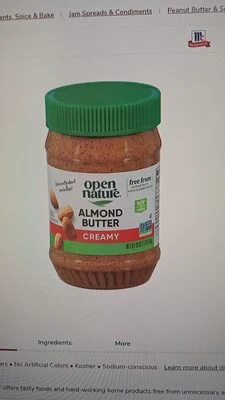 open nature Almond Butter Creamy