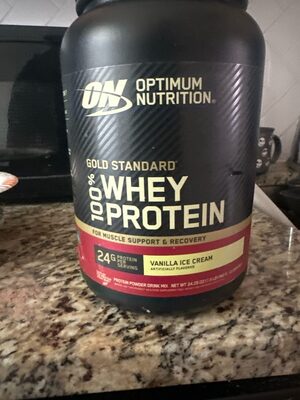 Optimum Nutrition 100% Whey Protein vanilla ice cream