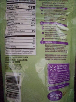 Organic Great Value White Quinoa