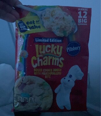 Pillsbury Lucky Charms Sugar Cookie Dough with Marshmallow Bits