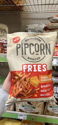Pipcorn Fries Fiery Cheddar