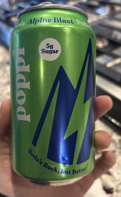 poppi Alpine Blast Prebiotic Soda