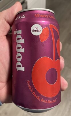poppi Prebiotic Soda Cherry Cola