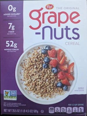 Post grape-nuts cereal
