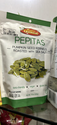 Premium Orchard PEPITAS PUMPKIN SEED KERNELS ROASTED WITH SEA SALT