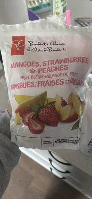 President's Choice Mangoes, Strawberries & Peaches Fruit Blend