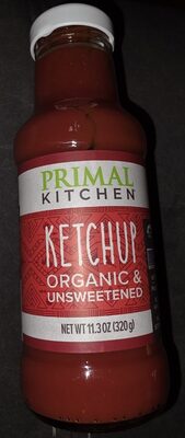 Primal Kitchen Ketchup Organic & Unsweetened
