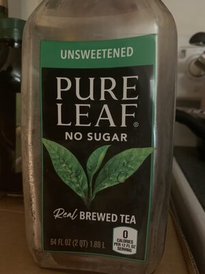 Pure Leaf Unsweetened black real brewed tea, unsweetened