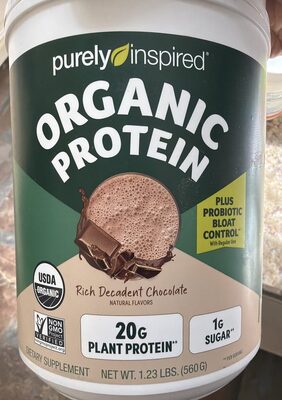Purely Inspired Organic Protein Plant-Based Protein Powder - Rich Decadent Chocolate