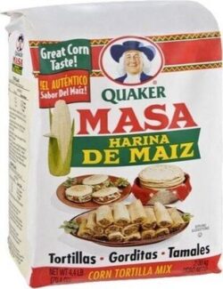 Quaker de maiz corn tortilla mix ounce paper bag