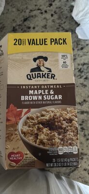 Quaker Instant Oatmeal Maple & Brown Sugar