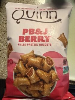 quinn PB&J Berry Filled Pretzel Nuggets