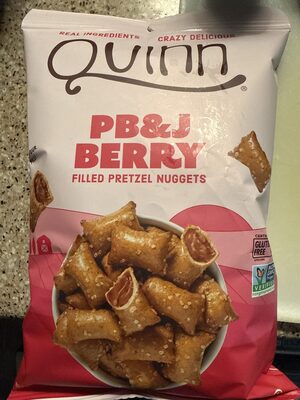 Quinn PB&J Berry Filled Pretzel Nuggets