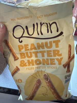 Quinn Peanut Butter And Honey Filled Pretzels