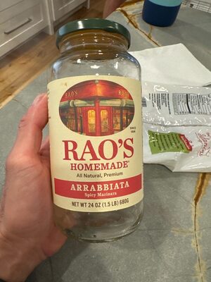 RAO'S HOMEMADE ARRABBIATA Spicy Marinara