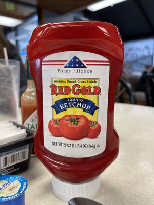 Red Gold 20Oz Ketchup Upside Down Bottle