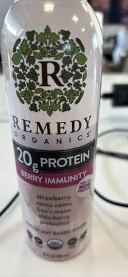 Remedy Organics Berry Immunity 100% Plant Based Shake