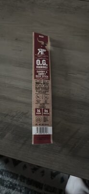 Righteous Felon O.G. Hickory Savory & Smoky Beef Stick