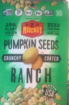 Rockit Snacks Ranch Pumpkin Seeds