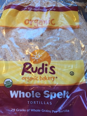 Rudi's Organic Bakery Organic Whole Spelt Tortillas
