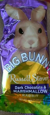 Russell Stover Dark chocolate & marshmallow rabbit